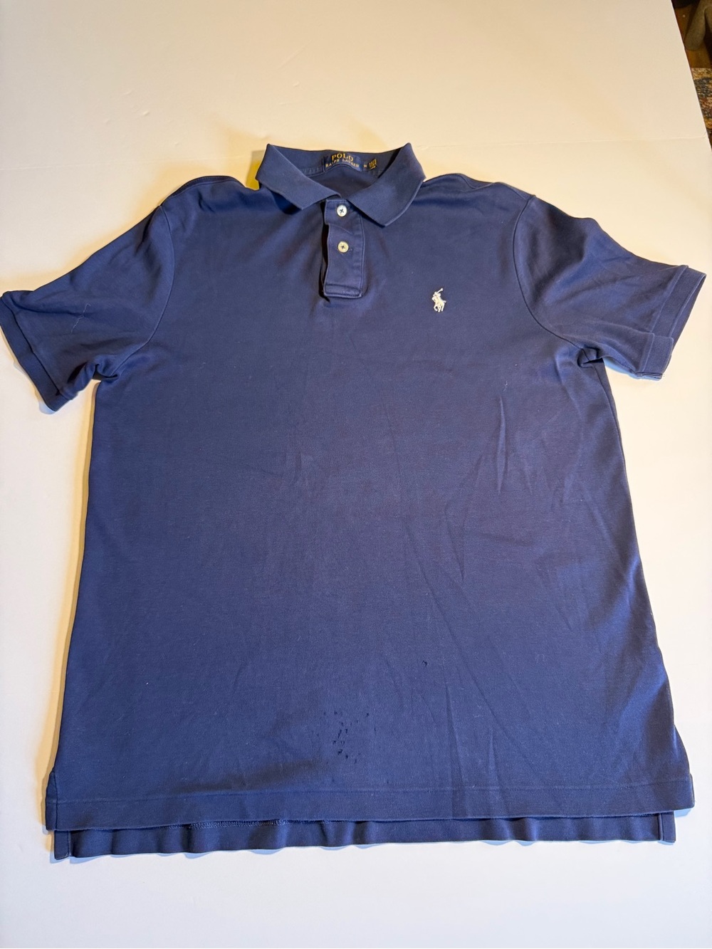 Polo Ralph Lauren Special Gold Edition Navy Blue Polo M